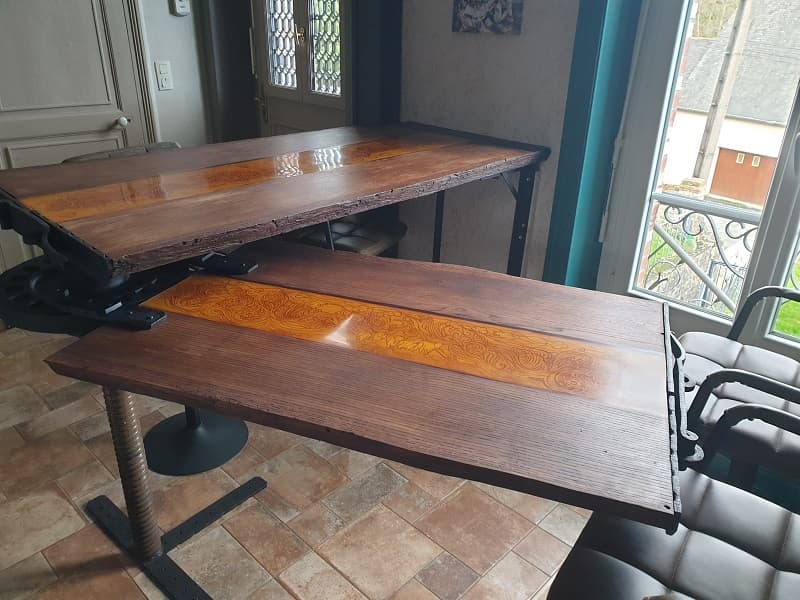 La table mange debout